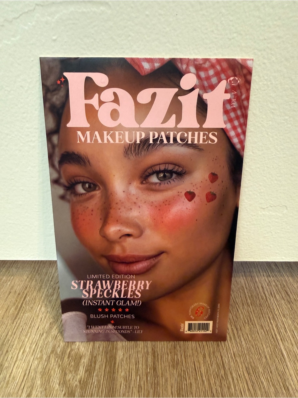 Brand New Fazit Strawberry Speckles Makeup Patches